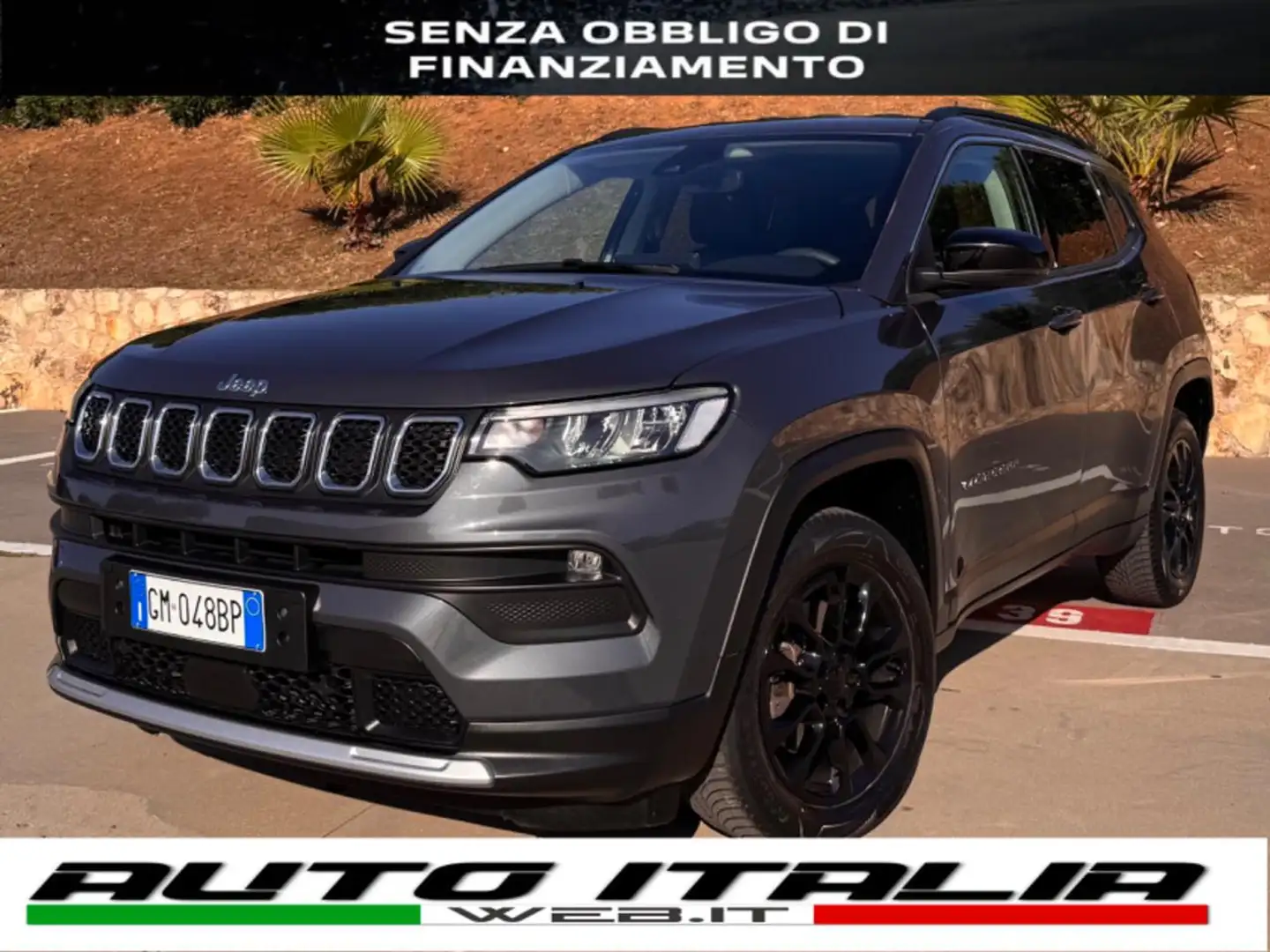 Jeep Compass 1.5 130CV MHEV E-HYBRID+CERCHI BLACK+R.CAMERA Grigio - 1