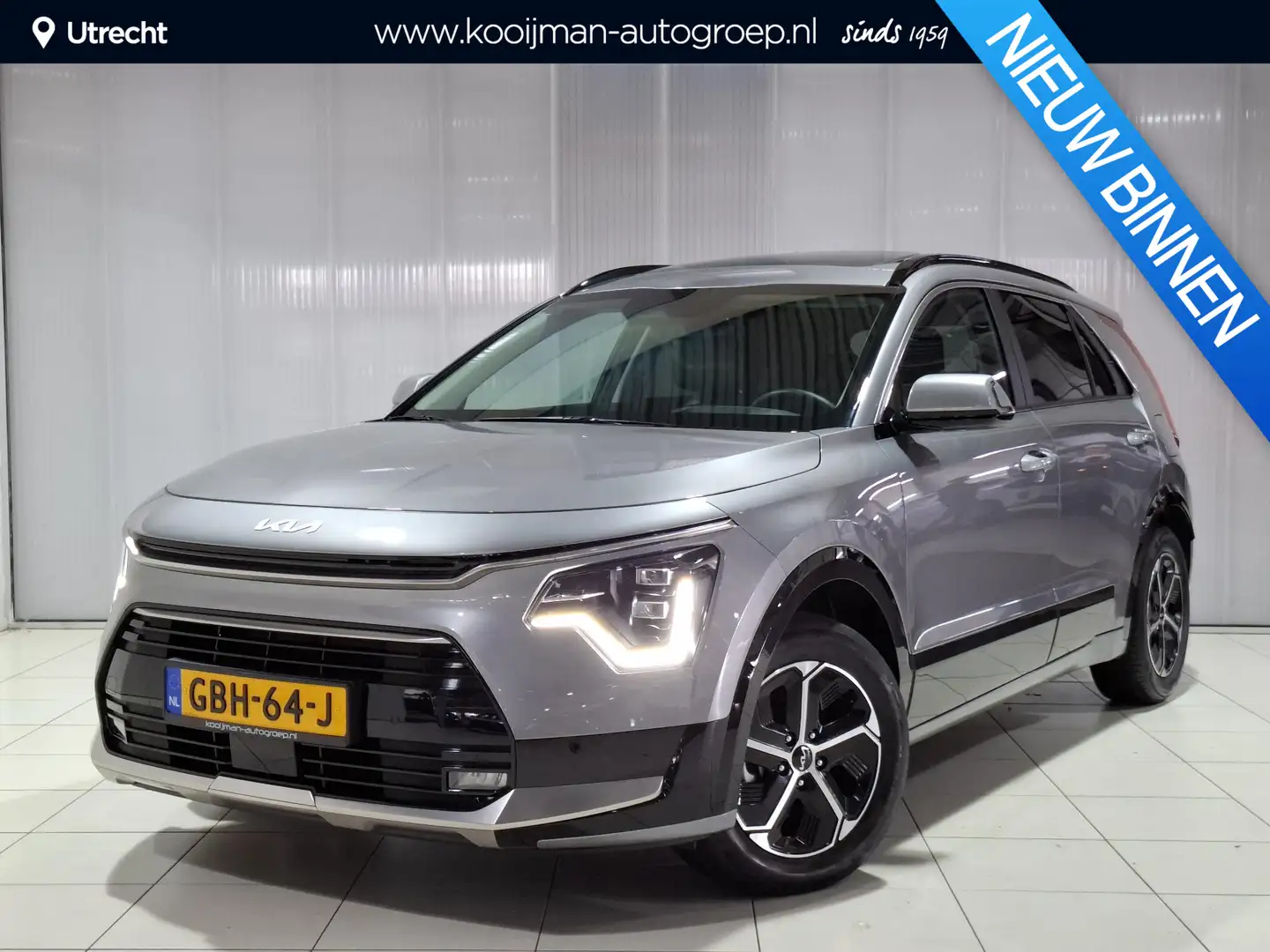 Kia Niro 1.6 GDi Hybrid DynamicPlusLine , Apple Carplay/And Grijs - 1