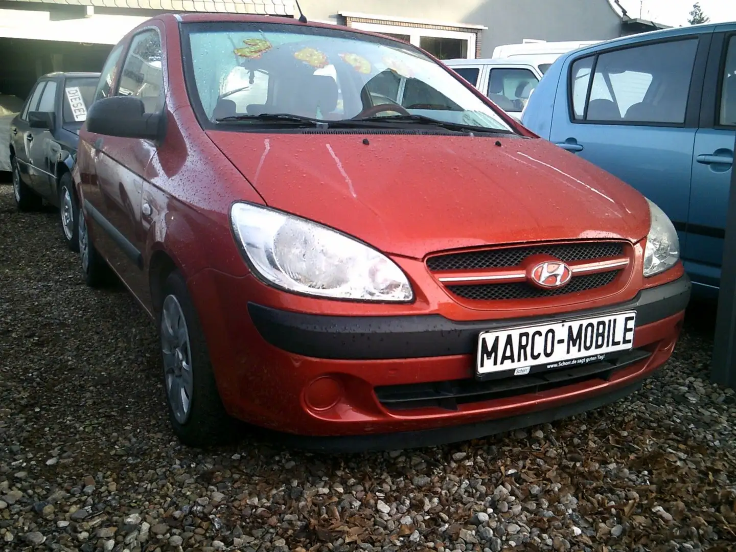 Hyundai Getz 1.1, 80,500 km, 2. Hand, TÜV 6/27 TOP Kfz Piros - 1