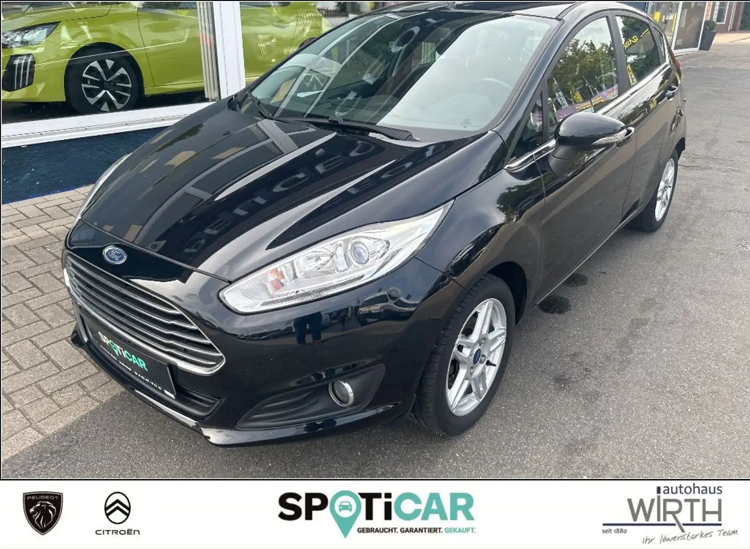 Ford Fiesta 1.0 EcoBoost Titanium KLIMAAUT.+TEMPOMAT Noir - 1