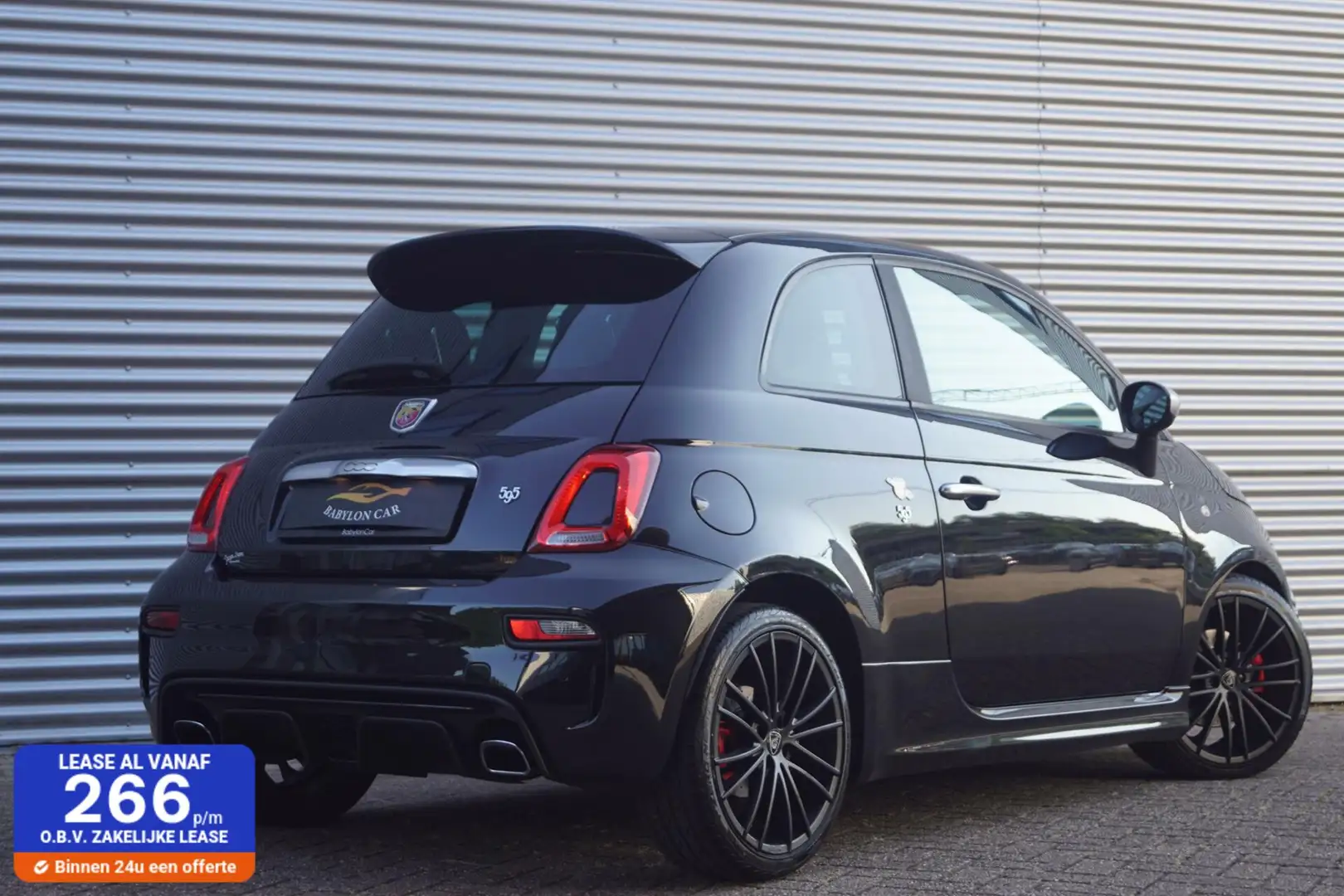 Fiat 500 Abarth 1.4 T-Jet Turismo/165 pk /xenon/Aut/Leder Negro - 1