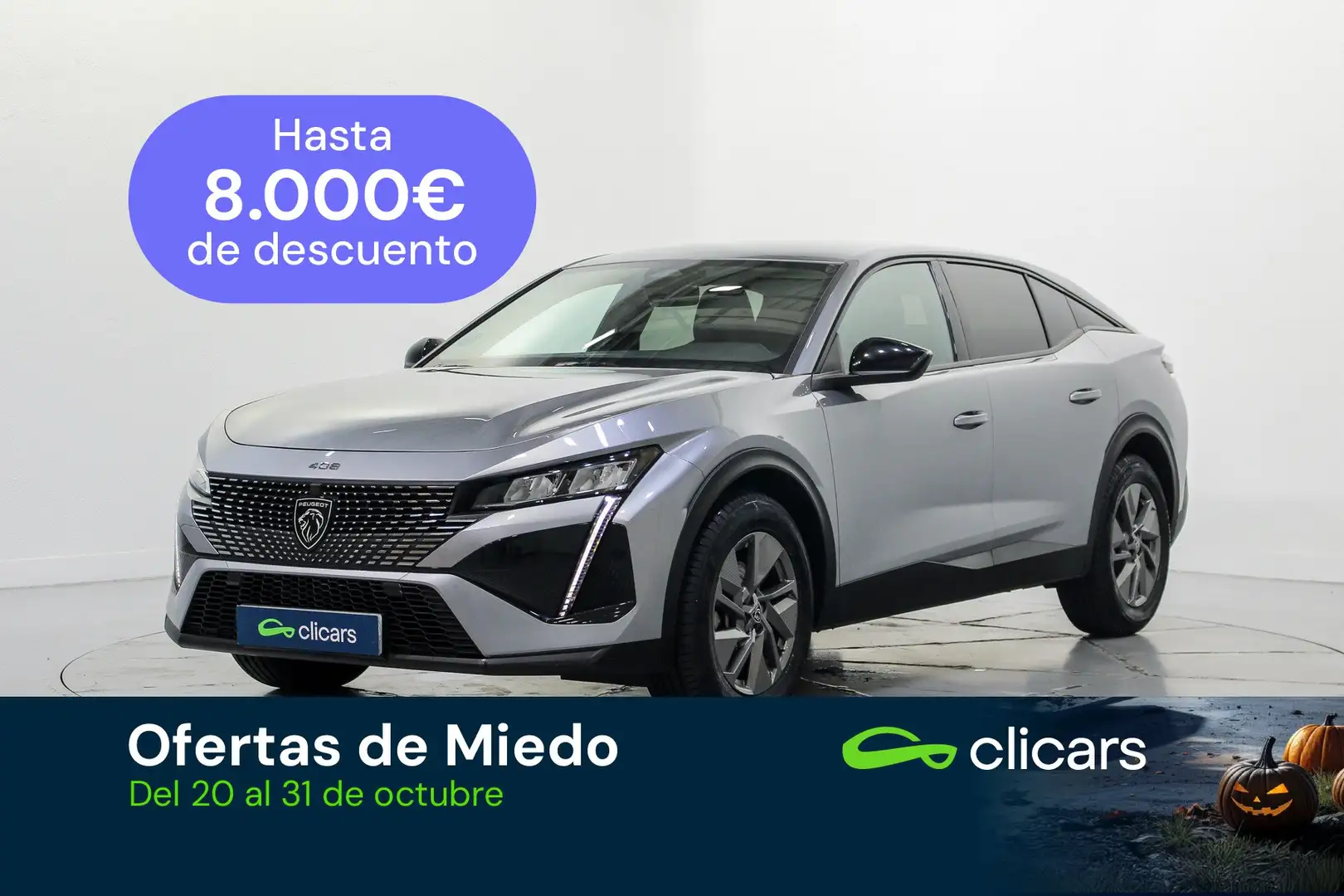 Peugeot 408 PureTech 130 Allure EAT8 Argent - 1