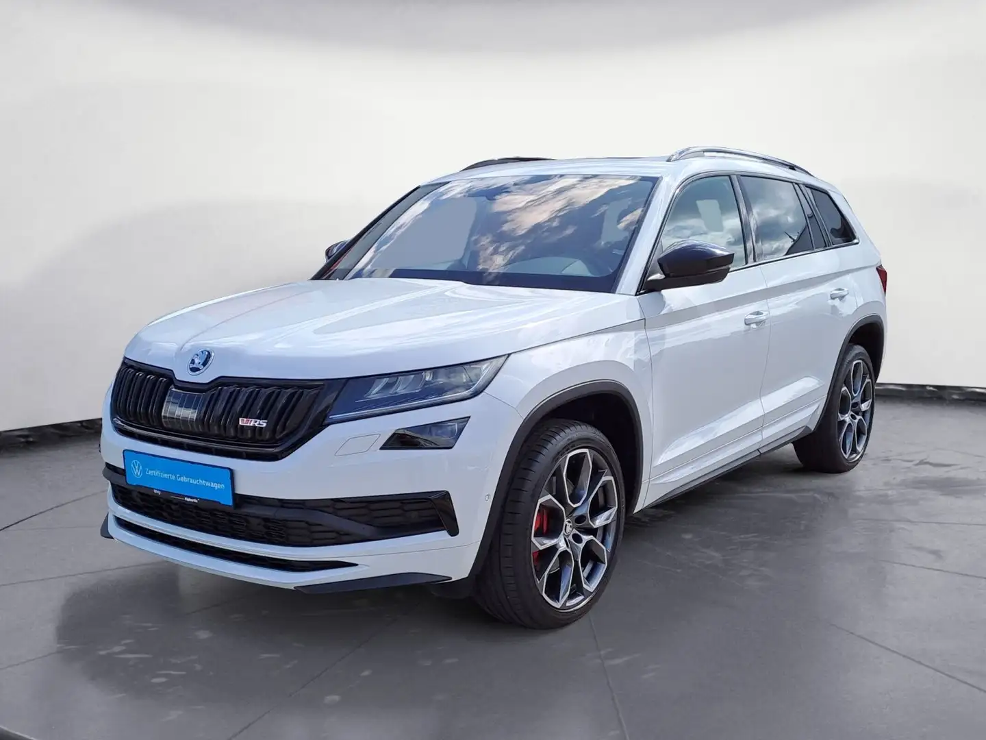 Skoda Kodiaq 2.0 Bi-TDI 4x4 DSG RS Panoramaschiebedach Weiß - 2