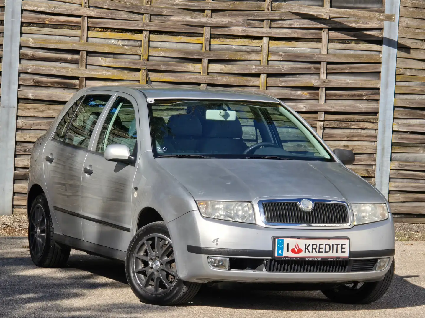 Skoda Fabia 1,9 SDI Top* Kredit* Neues Pickerl* Gepflegt* AHK* Silber - 2