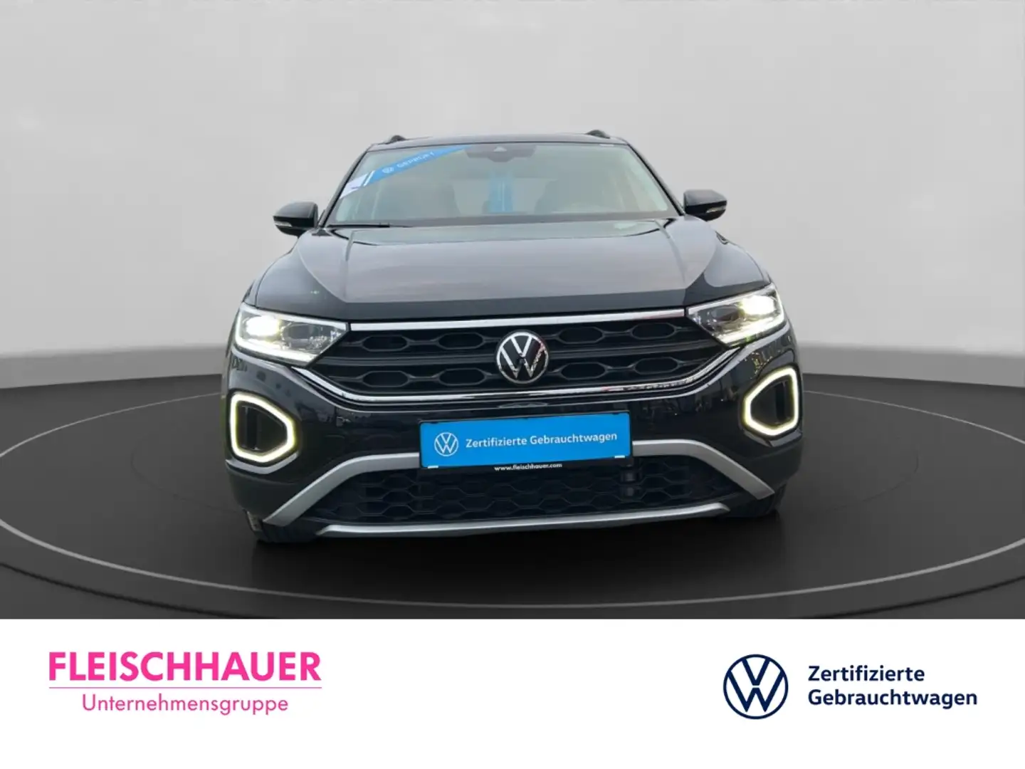 Volkswagen T-Roc Goal 2.0 Life+LED+KLIMAAUT+ACC+SHZ Schwarz - 2