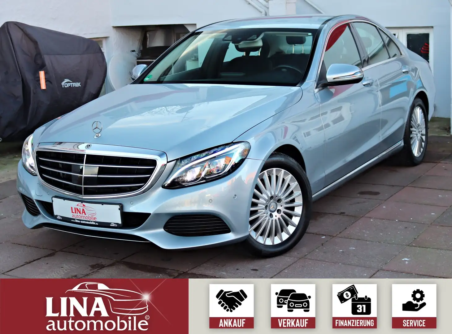 Mercedes-Benz C 220 d 2.Hd*DISTRONIC*Multibeam*Navi*Leder Argent - 1