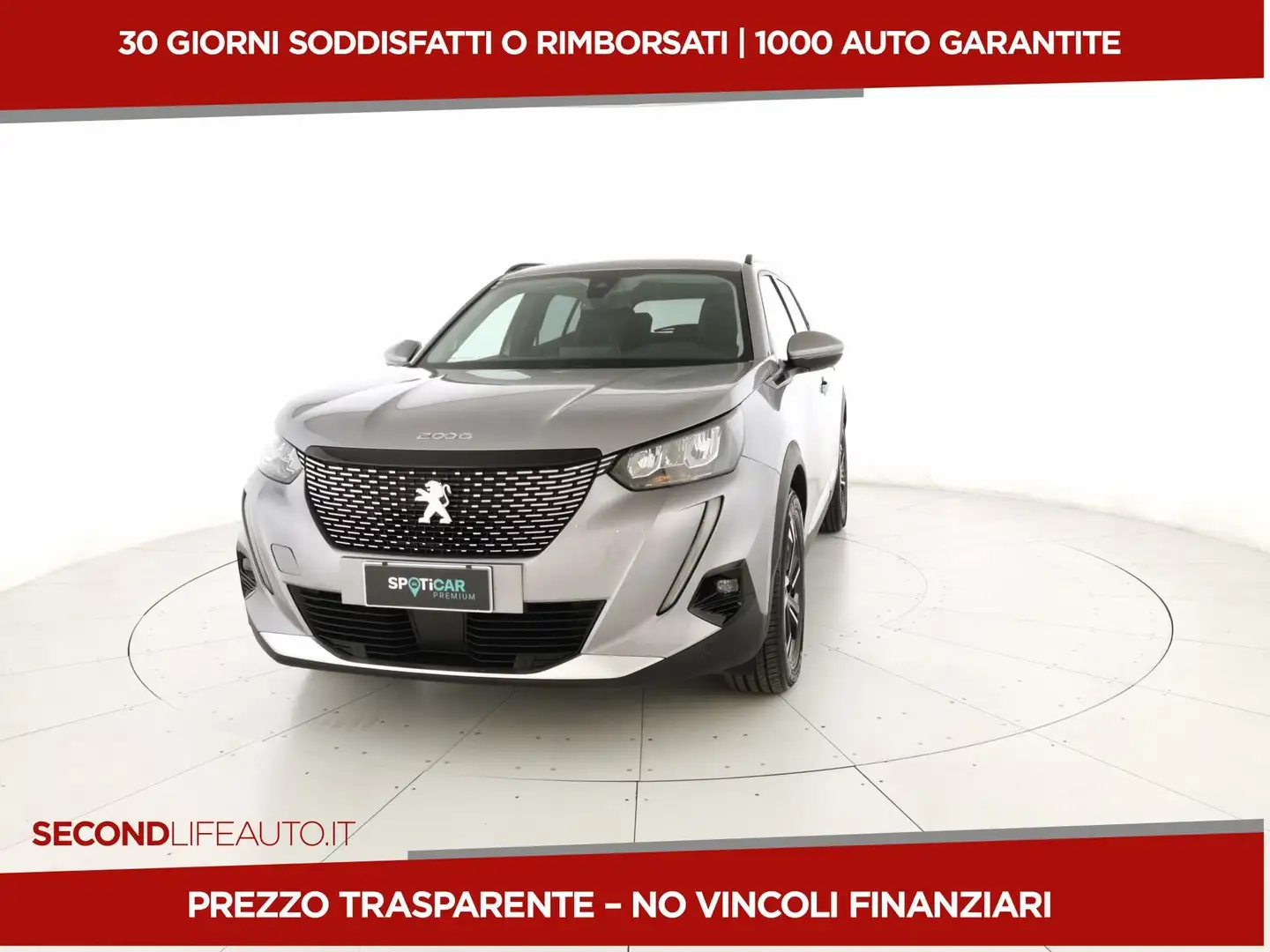 Peugeot 2008 1.2 puretech Allure Navi Pack s&s 130cv Grigio - 1