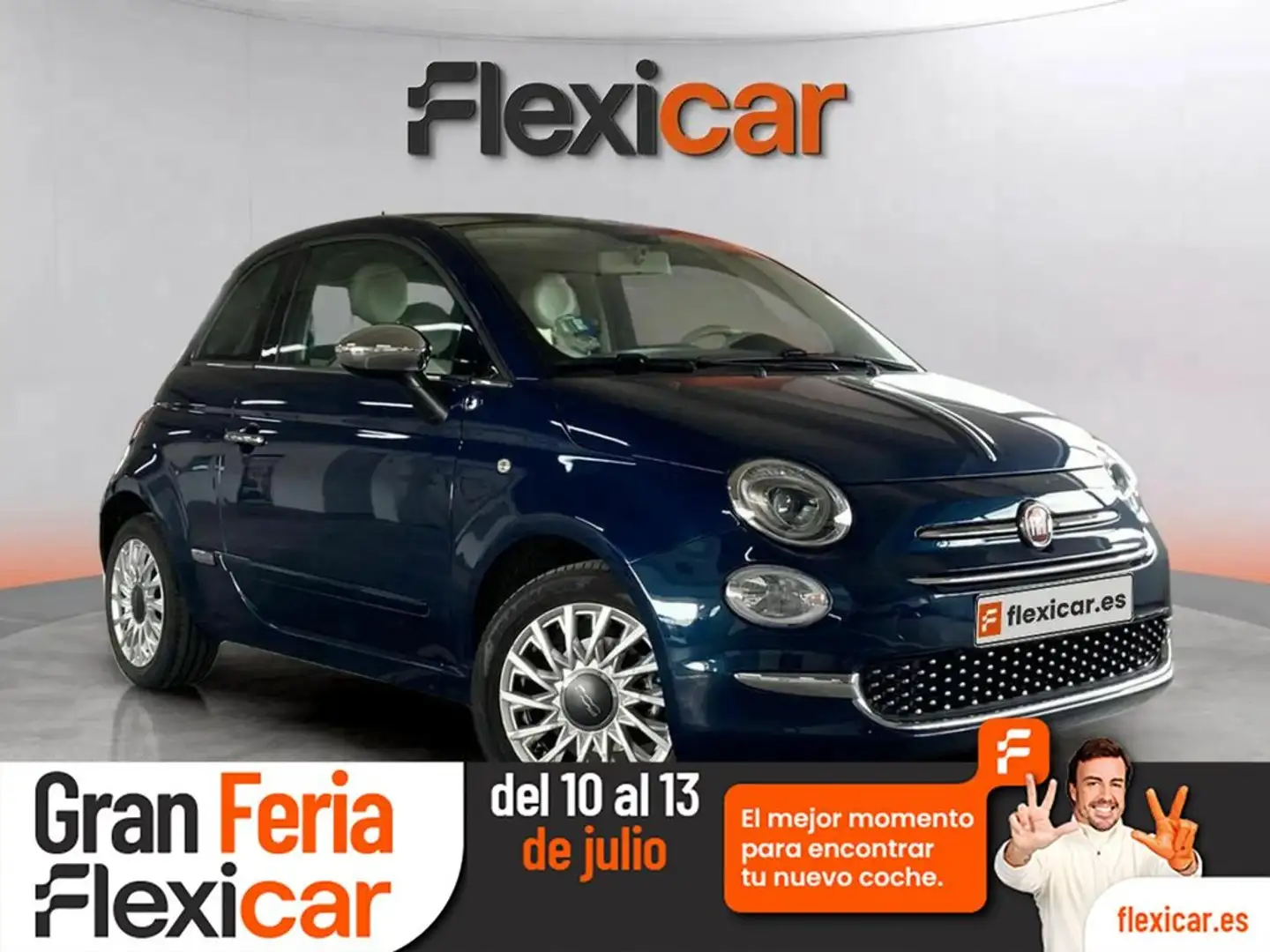 Fiat 500 1.2 8v 51kW (69CV) Híbrido Lounge GLP Azul - 1