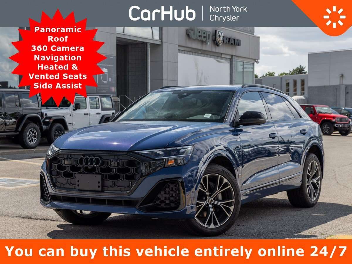 2026 Audi Q8 Progressiv Panoroof 360 Cam Navi Heated Vented Sea