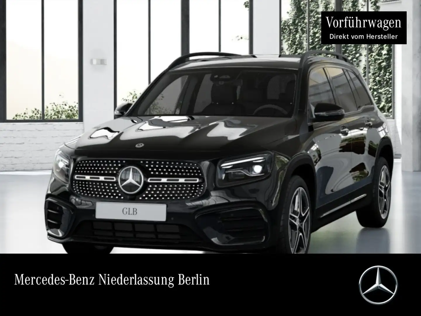 Mercedes-Benz GLB 200 AMG+NIGHT+PANO+360°+AHK+MULTIBEAM+19"+7G Schwarz - 1