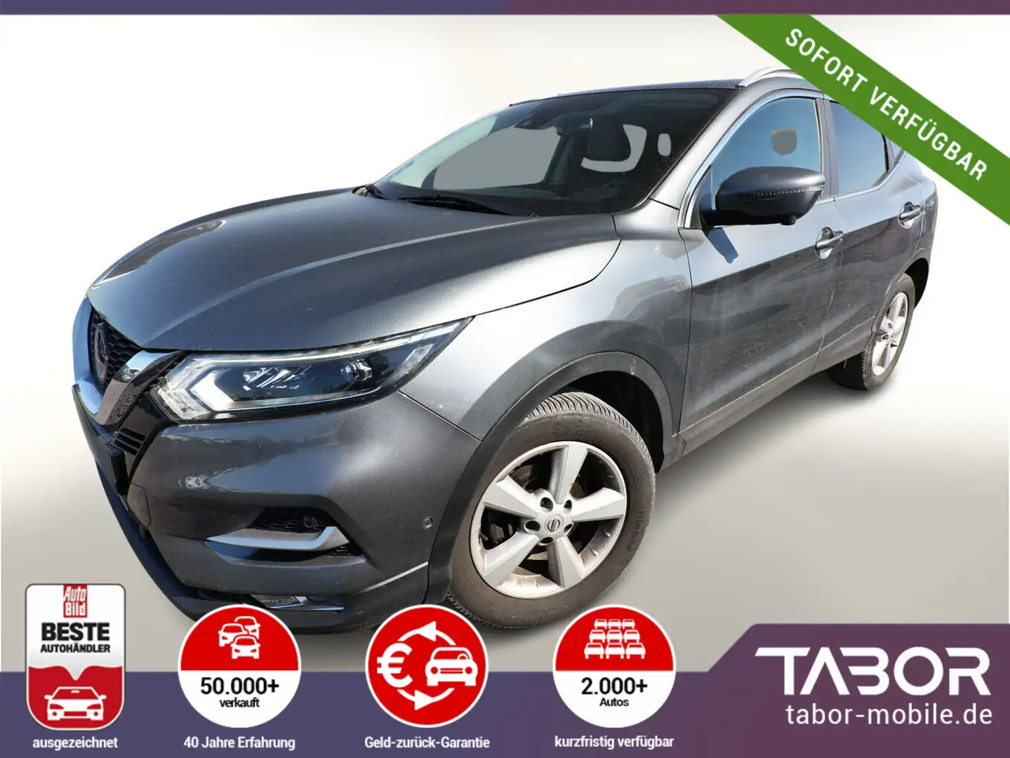 Nissan Qashqai 1.6 dCi 130 Tekna+ LED Pano Nav. PDC Grau - 1