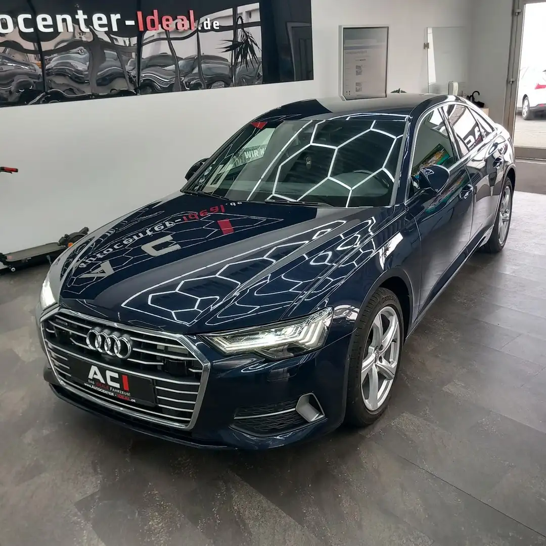 Audi A6 Lim. 45 TDI quattro sport, AHK, Matrix-LED, Blau - 1