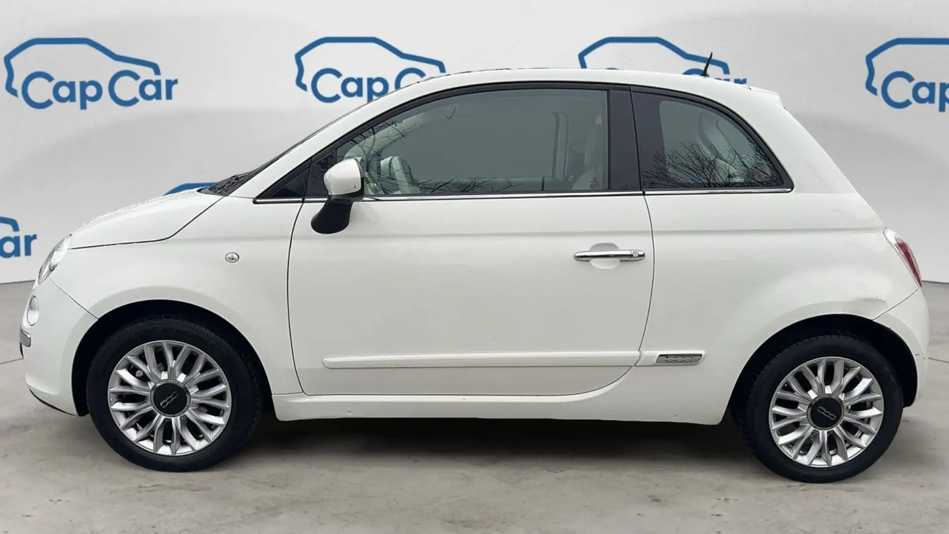 Fiat 500 1.2 69 Lounge Blanc - 2
