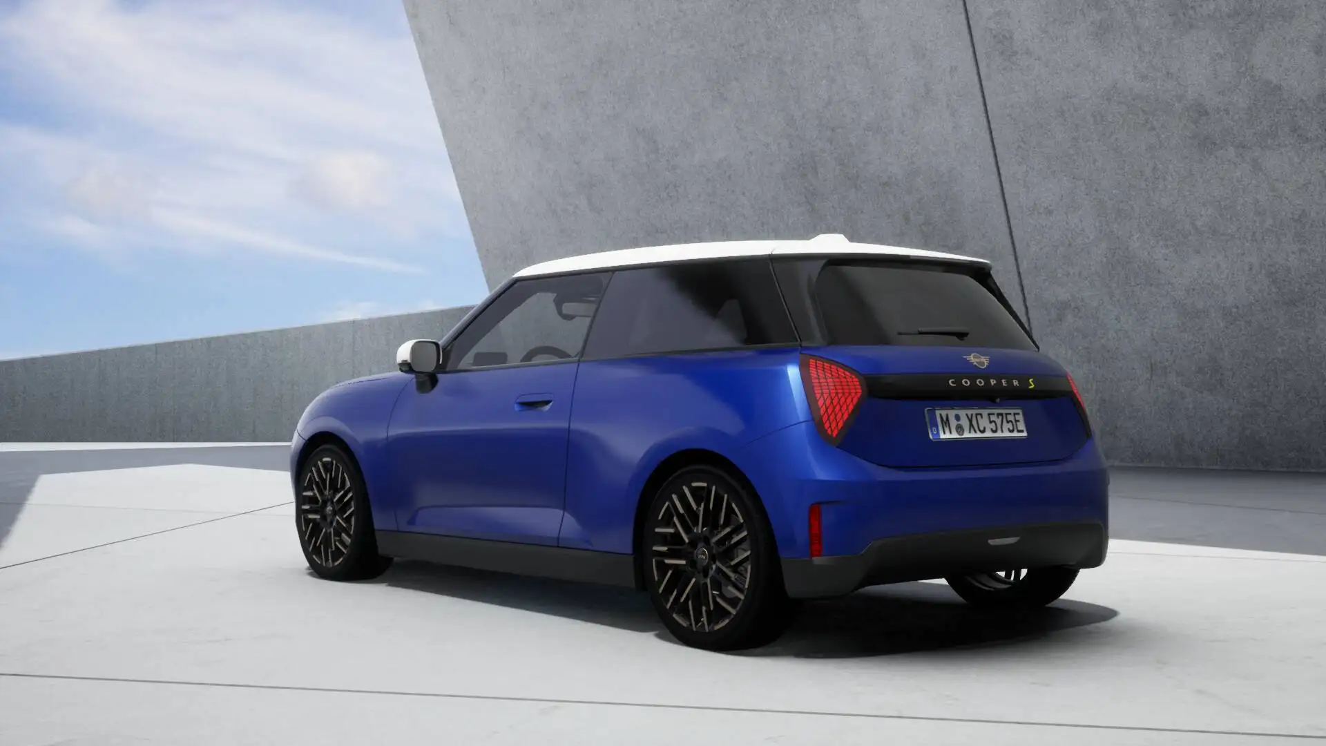 MINI Cooper SE Hatchback Favoured 54,2 kWh / Panoramadak / JCW Sp Blauw - 2