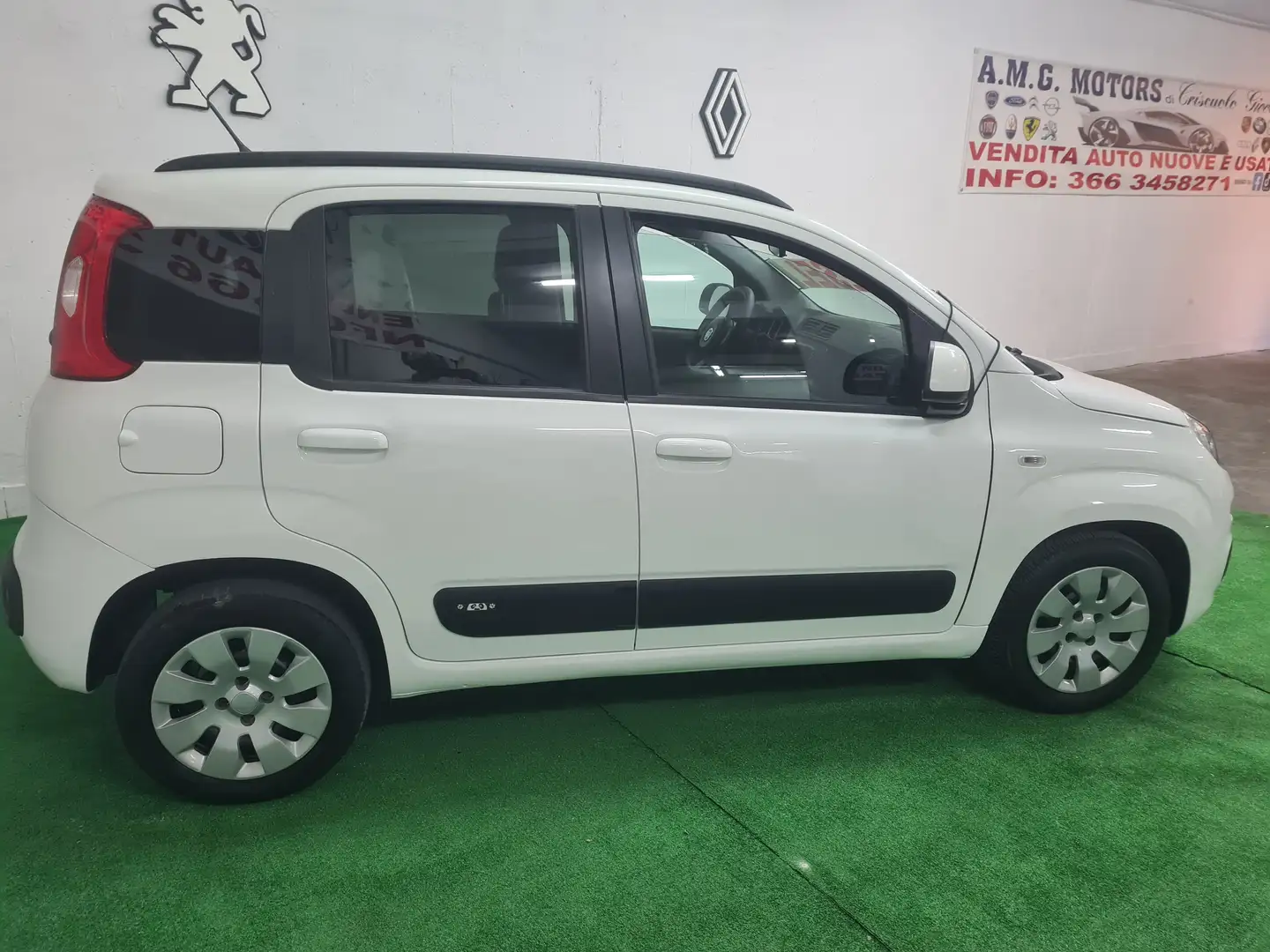 Fiat Panda Panda 1.3 mjt 16v Lounge s Blanc - 2