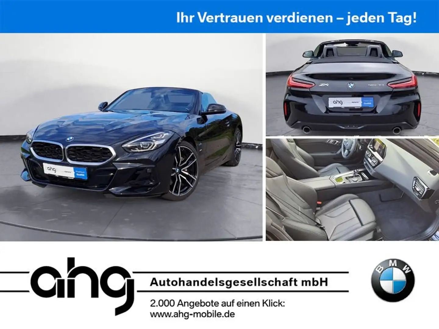 BMW Z4 sDrive30i M Sport Navi HiFi Head-Up Komfortz. Zwart - 1