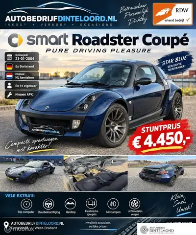 smart roadster coupé hardtop ex 1e eig. Stuurbekrachtiging