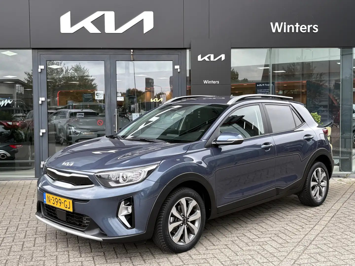 Kia Stonic 1.0 T-GDi MHEV DynamicPlusLine | Navigatie | Camer Bleu - 1