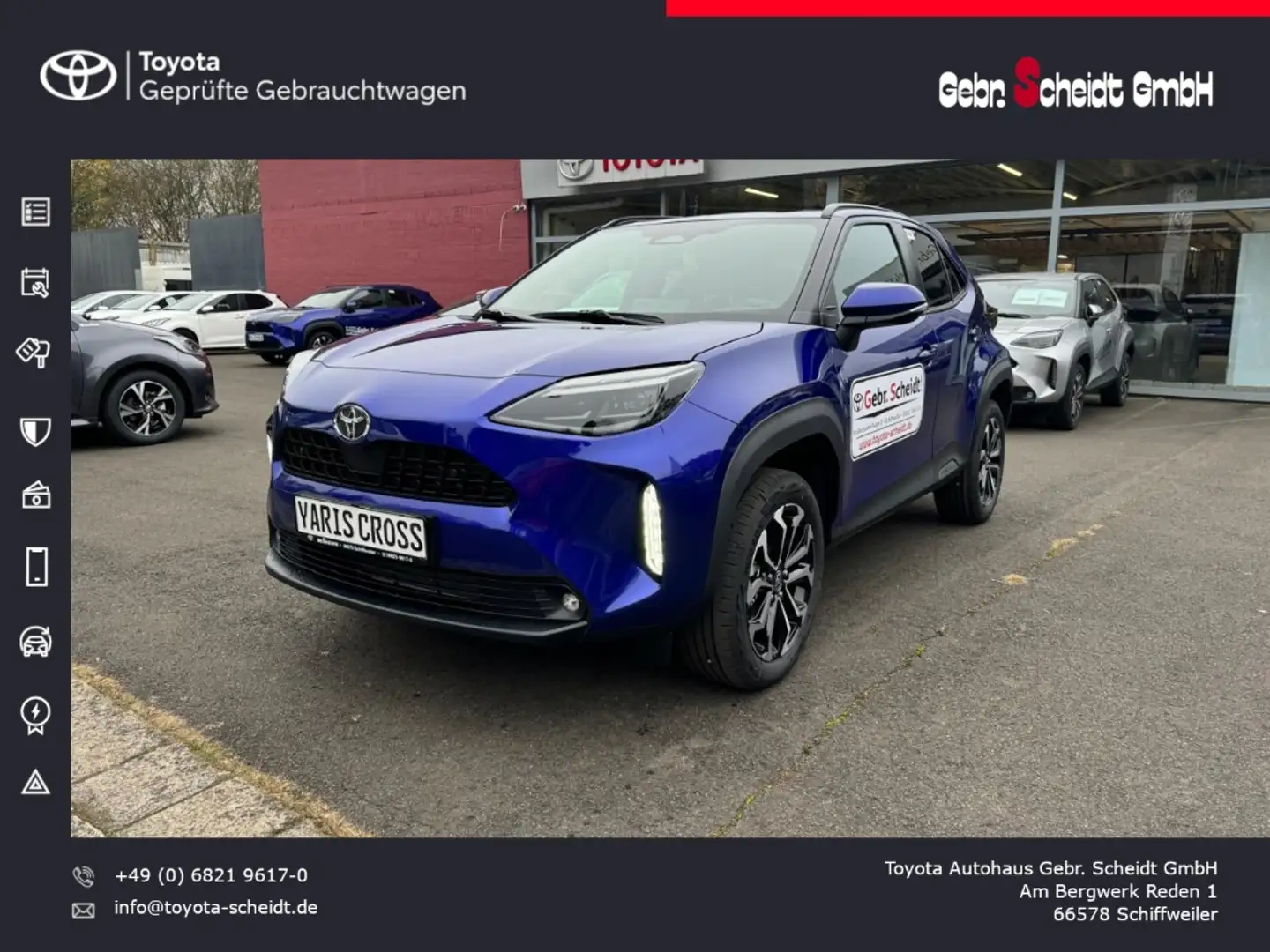Toyota Yaris Cross Hybrid FWD Team Deutschland 1.5 VVT-iE EU6d Apple Blau - 1