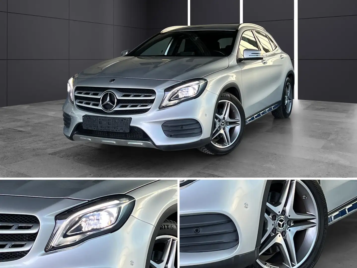 Mercedes-Benz GLA 220 4M AMG|LED HIGH|NAV|TEMPO|DYNAMIK|SPORT+ Silber - 1