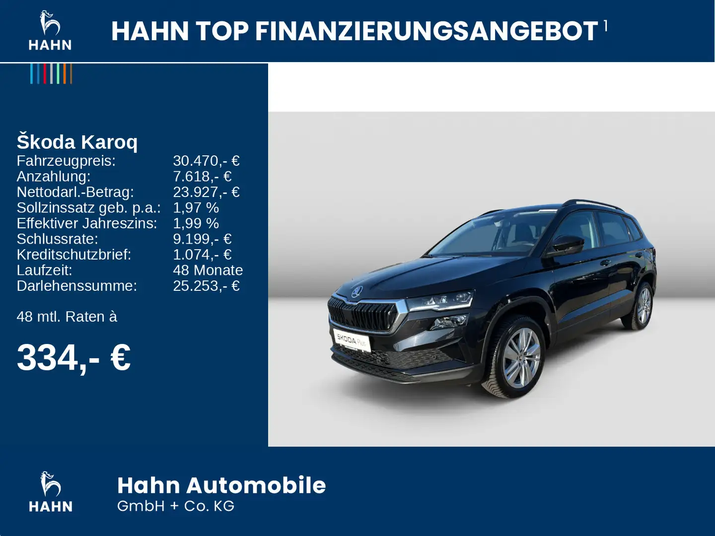 Skoda Karoq Selection 1.5TSI DSG AHK Kamera Matrix ACC Noir - 2