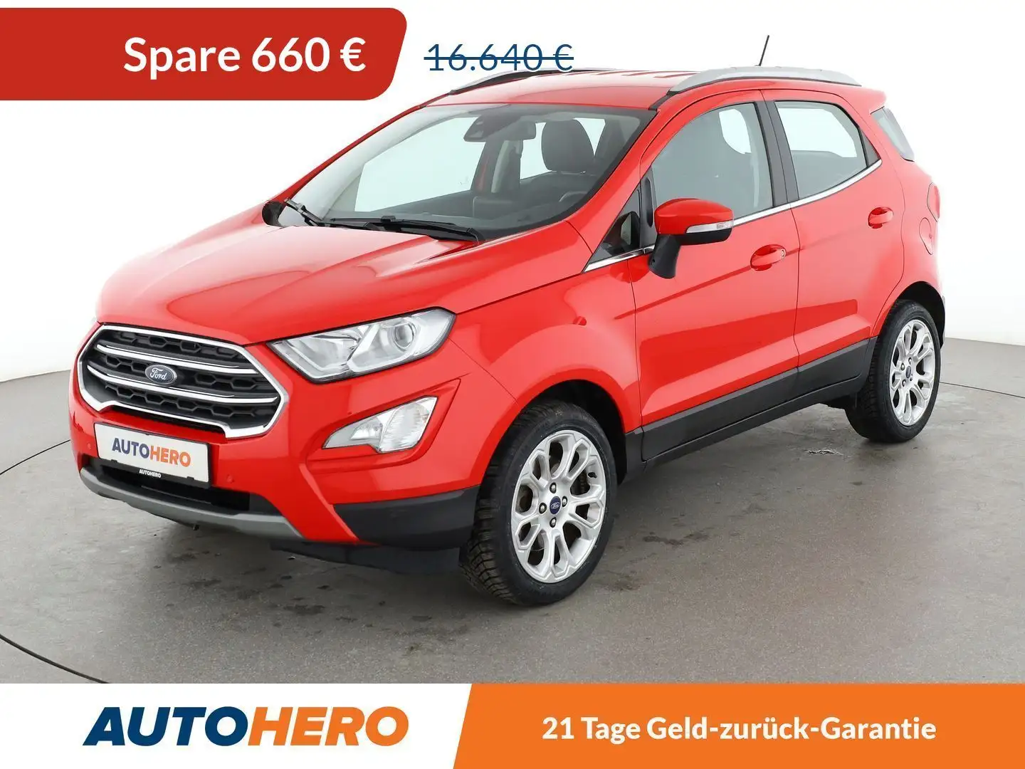 Ford EcoSport 1.0 EcoBoost Titanium *TEMPO*PDC*SHZ*KLIMA* Rot - 1