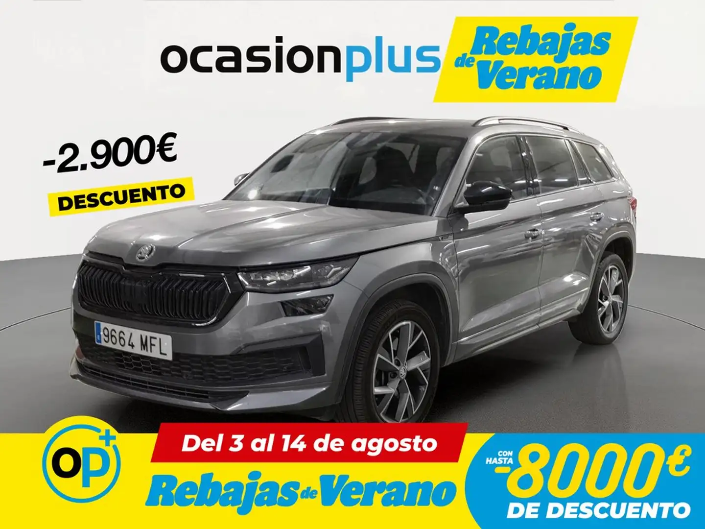Skoda Kodiaq 2.0TDI AB tech Sportline 4x2 DSG 110kW Gris - 1
