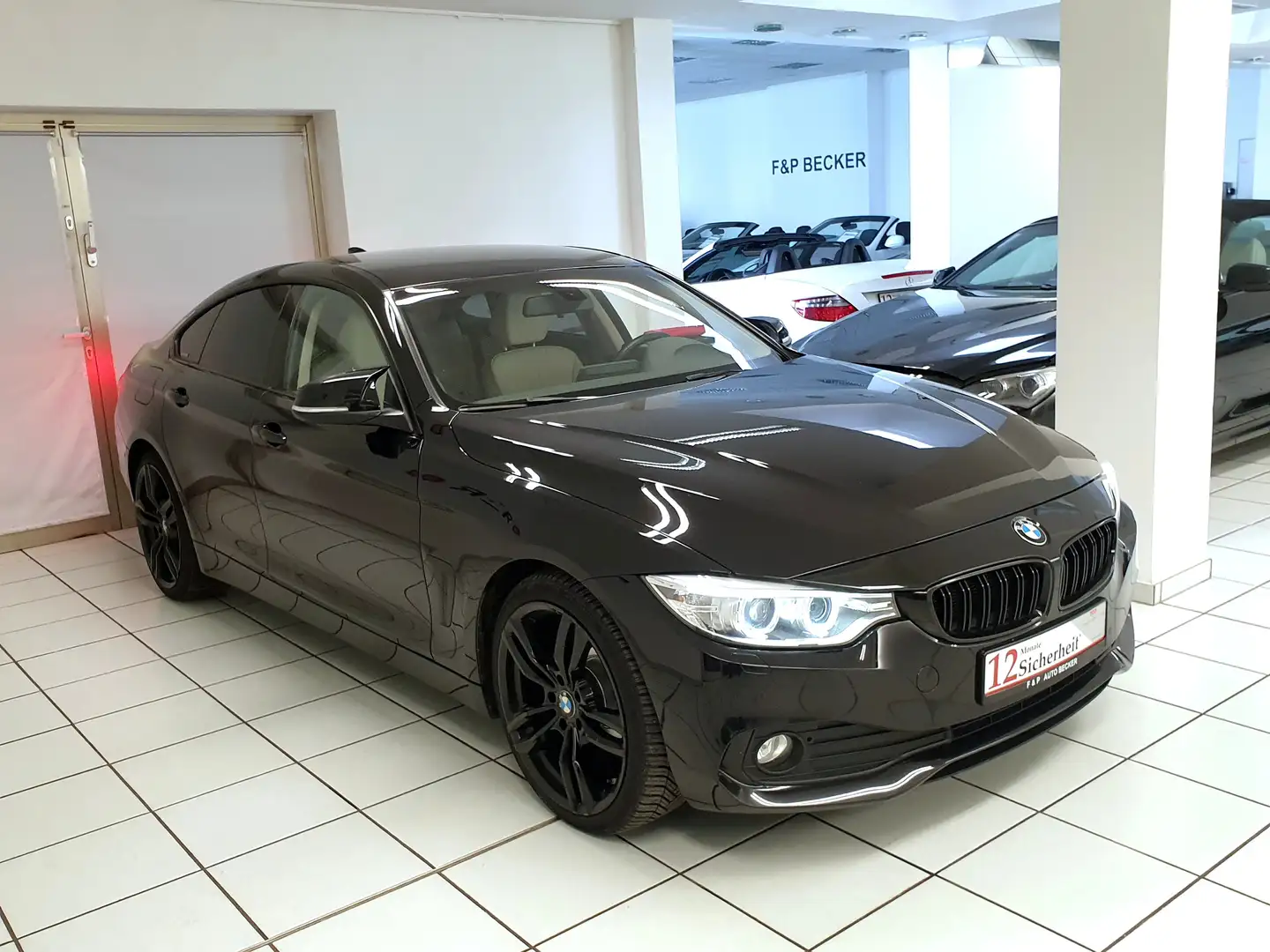 BMW 420 420d Gran Coupe Sport Line Leder Navi BiXenon Schwarz - 2