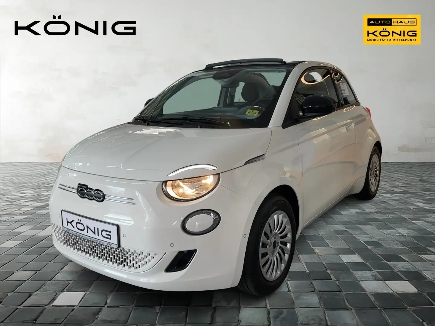 Fiat 500C Cabrio Elektro 42kWh RED Komfortpaket Alb - 1