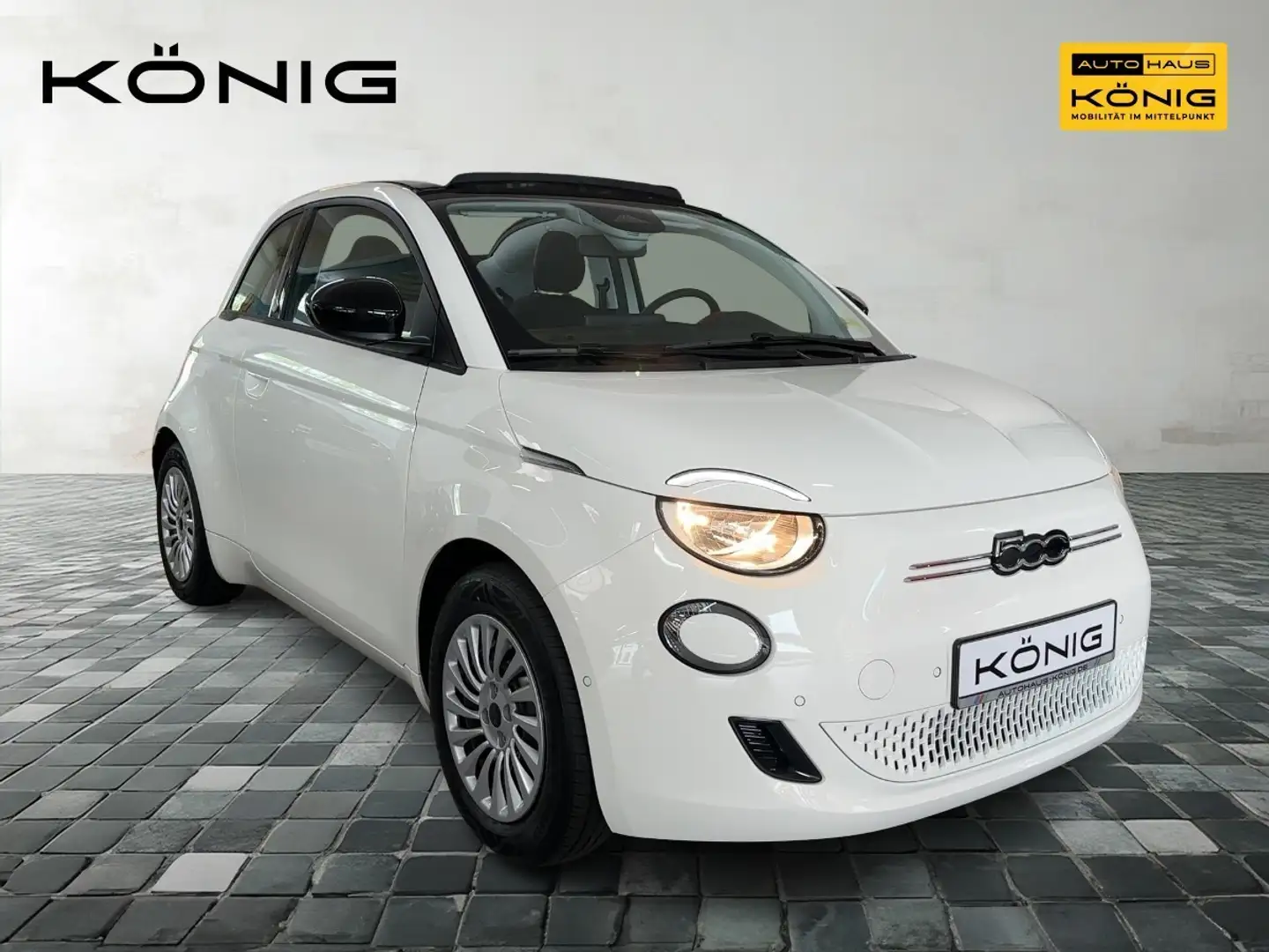 Fiat 500C Cabrio Elektro 42kWh RED Komfortpaket Alb - 2