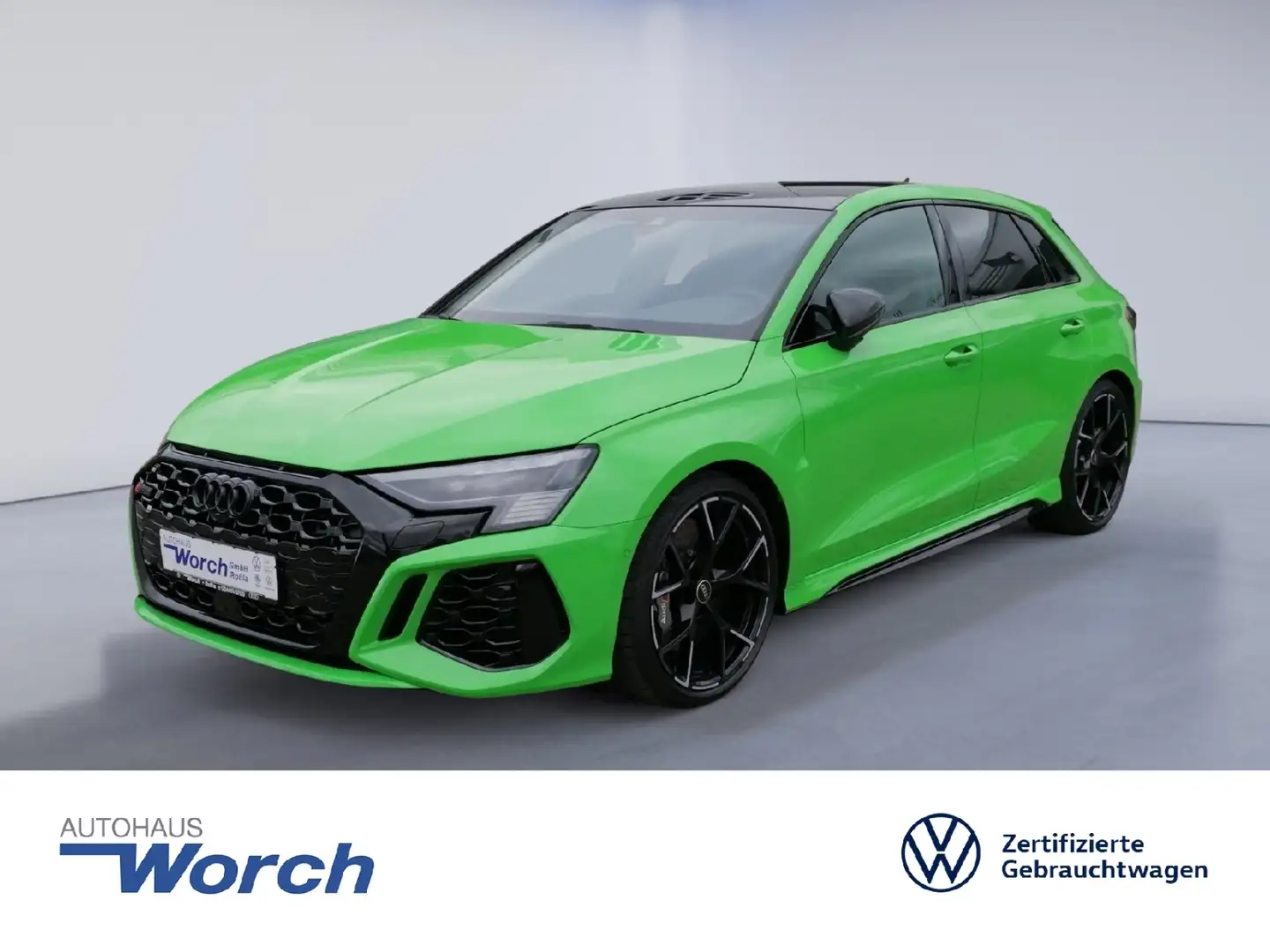 Audi RS3 Sportback 2.5 TFSI PANO+290KM/H+KERAMIK Grün - 1