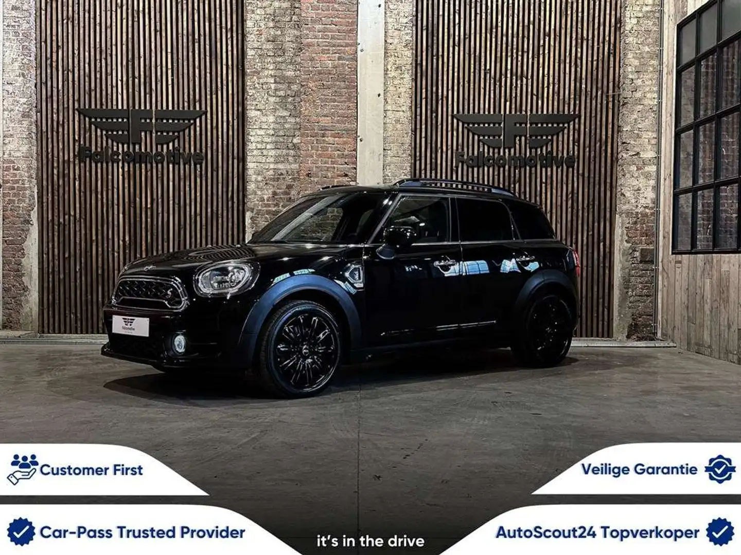 MINI Cooper S Countryman NAVI*PANODAK*SPORTZETELS*192 PK* Noir - 1