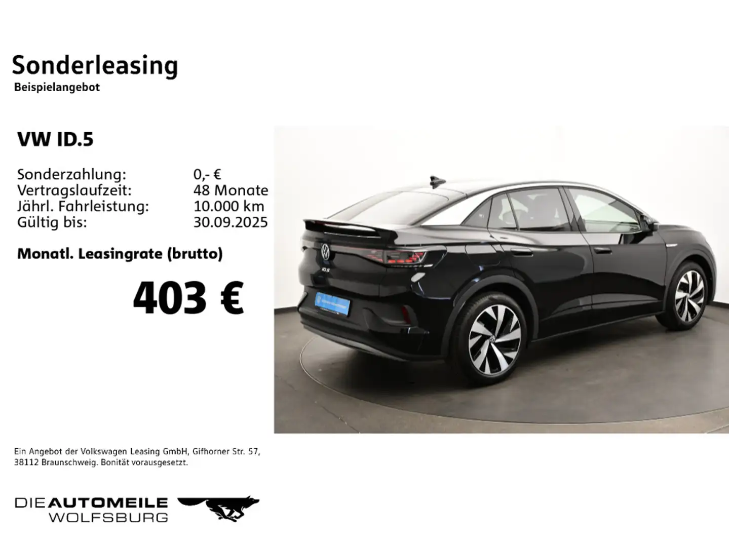Volkswagen ID.5 Pro Matrix/ACC/AHK/20 Zoll Negru - 2