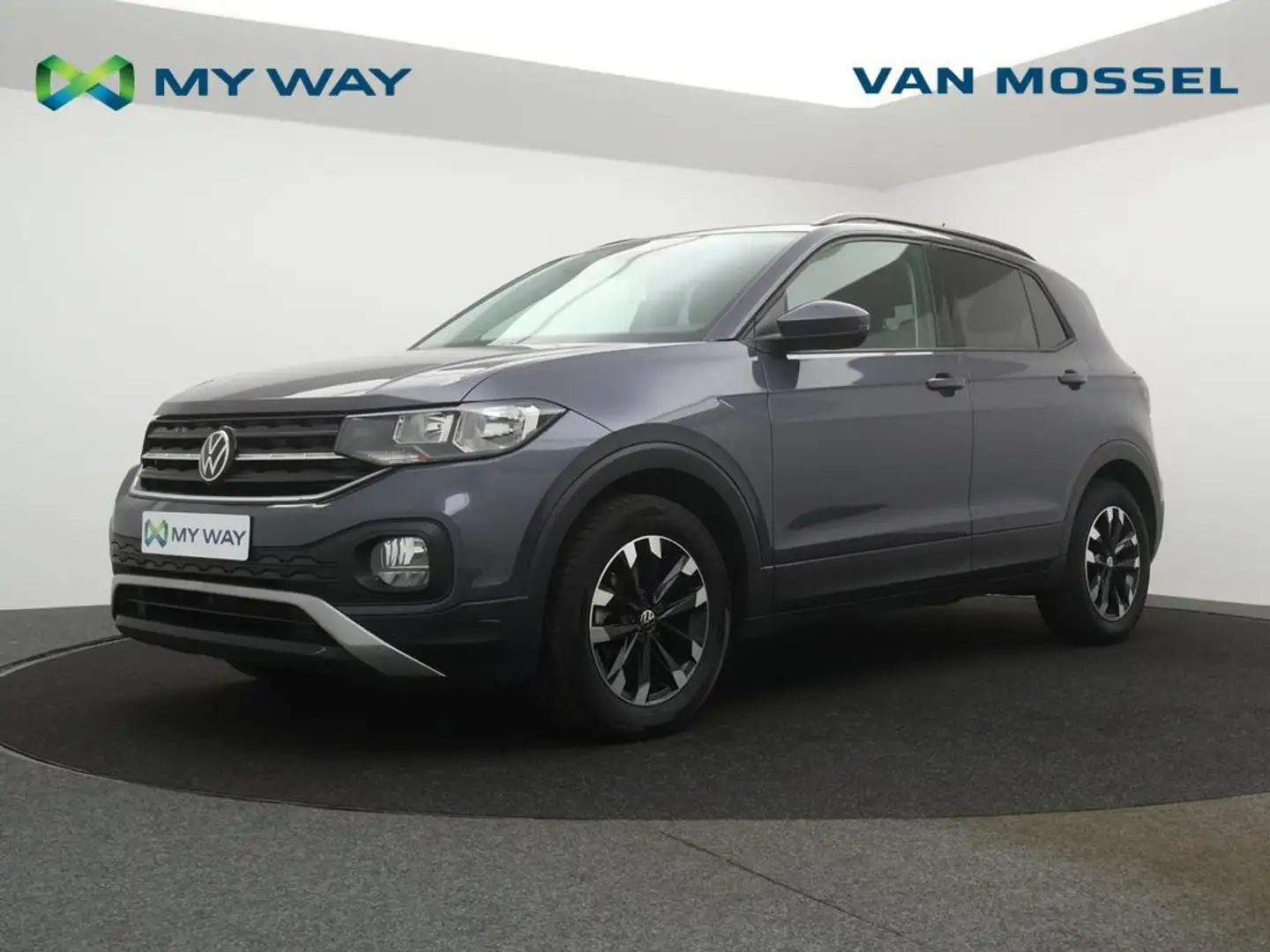 Volkswagen T-Cross T-Cross 1.0TSI Life 95PK *APP CONNECT*BLTH*ADAPTIV Grijs - 1