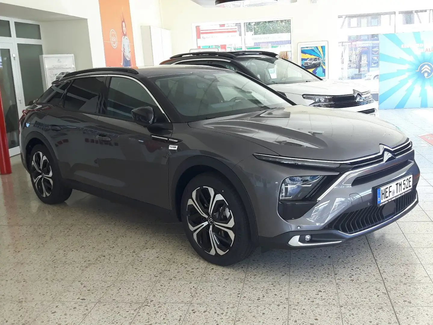 Citroen C5 X Shine Hybrid Grijs - 1