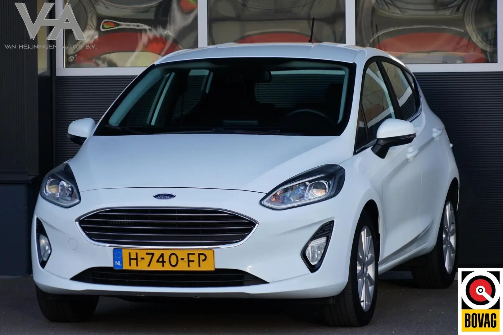 Ford Fiesta 1.0 EcoBoost Titanium, NL, CarPlay, clima, cruise Blanco - 1