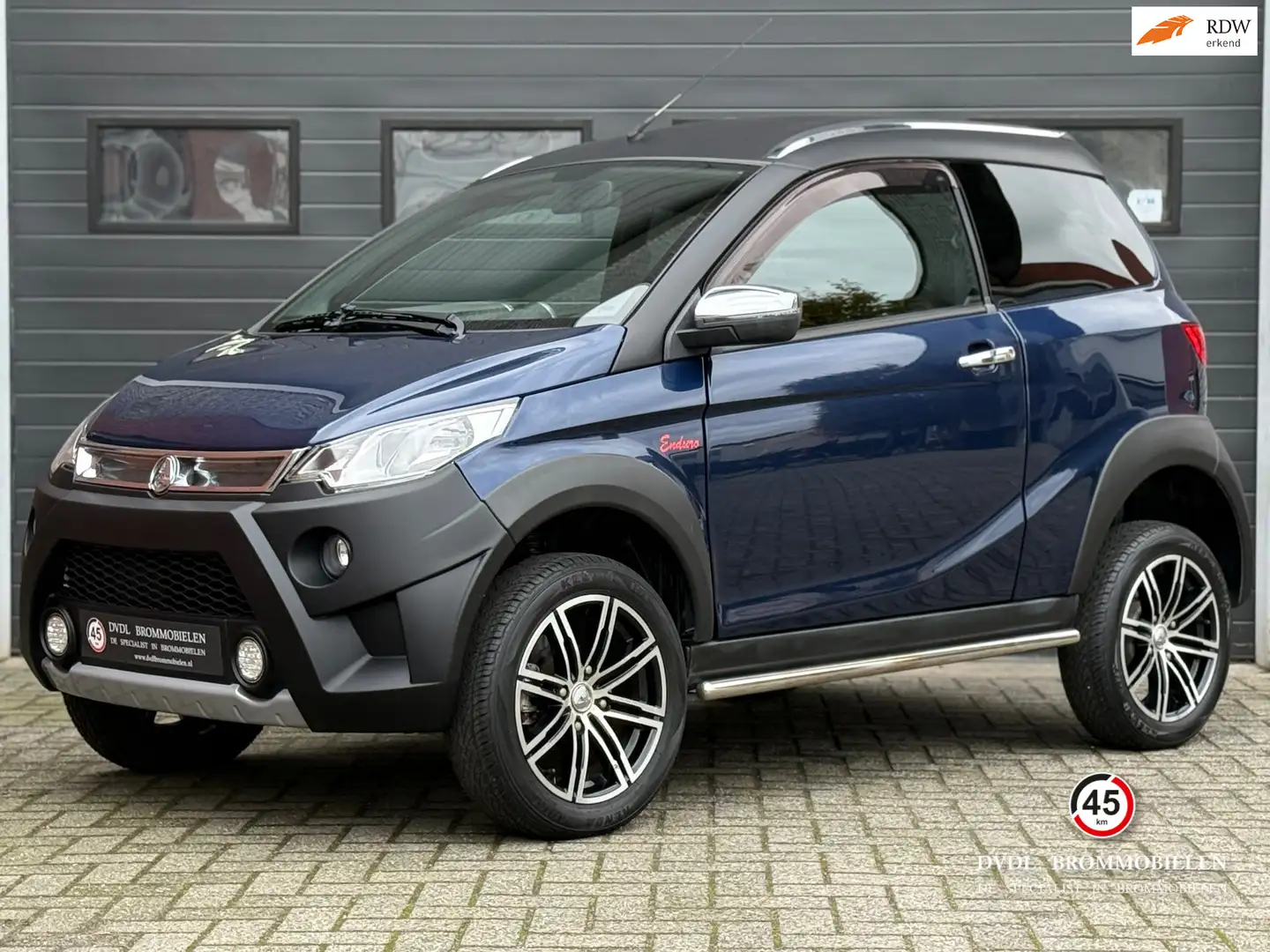 Aixam Crossline Enduro XXL Brommobiel 2018 1eig 1879km ZGAN! Blauw - 1