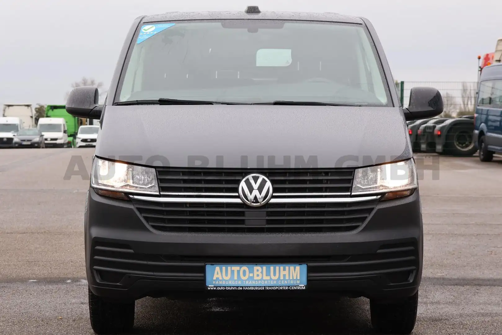 Volkswagen T6.1 Transporter T6.1 TDI-SCR Kasten KR Klima 3-Sitze Flügeltüren Grau - 2