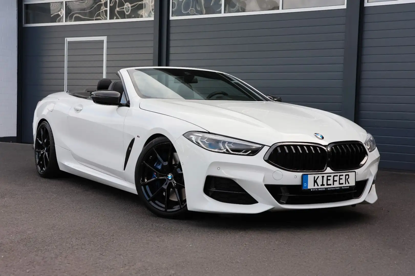 BMW 840 d xDrive Cabrio M/HUD/H&K/360/Nackenwärmer/20 Wit - 1