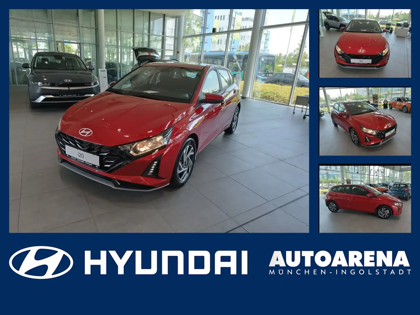 Hyundai i20 1.0 T-GDI Trend Navi, LM-Felgen Rot - 1
