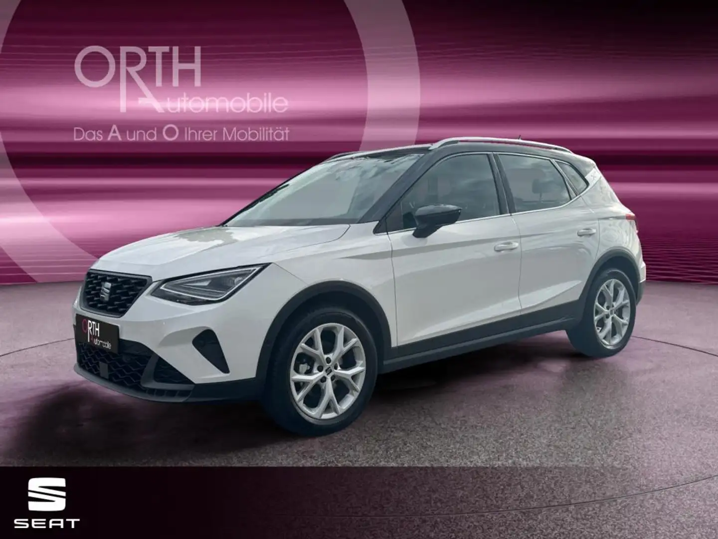 SEAT Arona FR 1.0TSI DSG LED NAVI WPAKET ParkAss. LM Weiß - 1