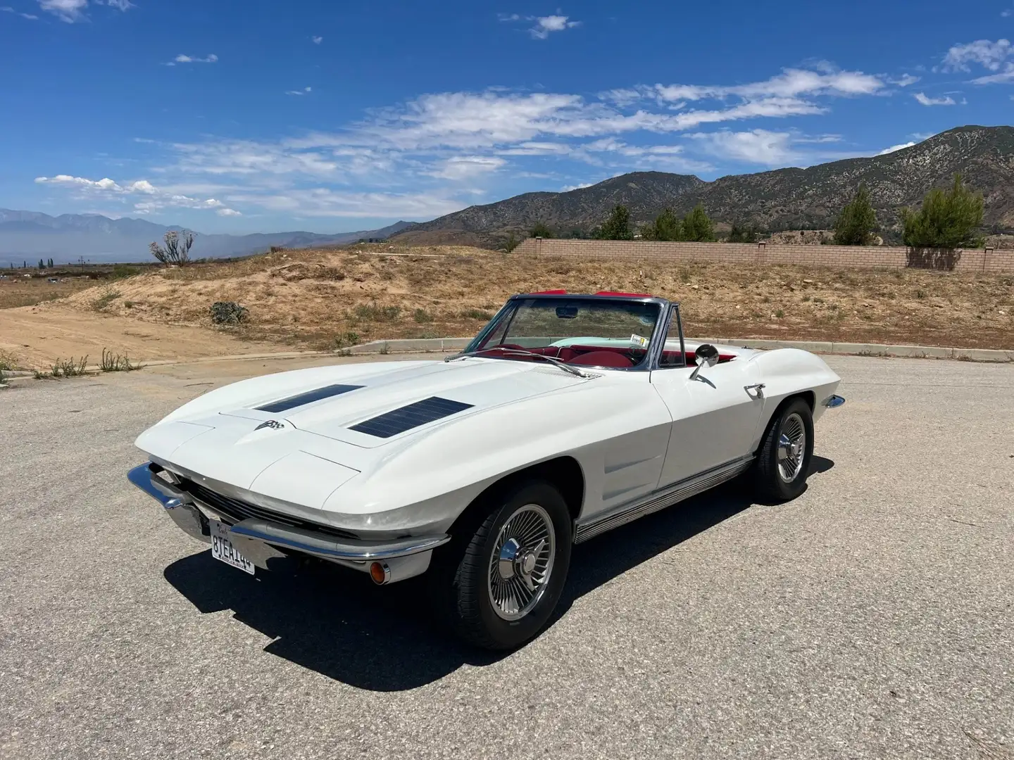 Corvette C2 Corvette c2 1963 327cu 340pk versie Weiß - 1