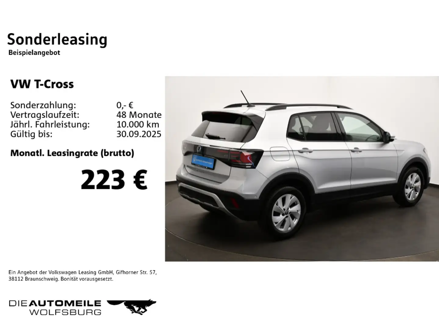 Volkswagen T-Cross 1.0 TSI Life LED/ACC Plateado - 2
