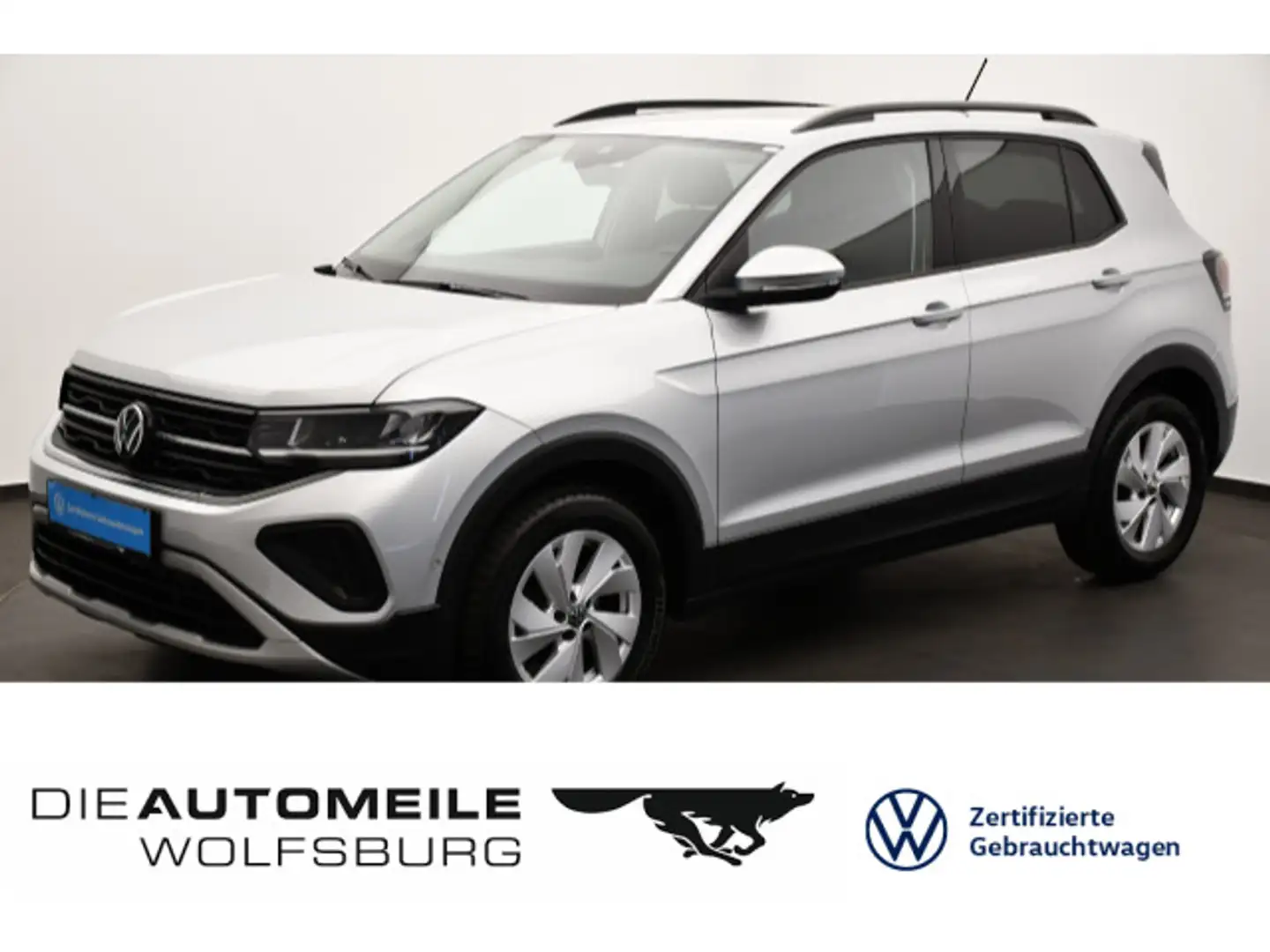 Volkswagen T-Cross 1.0 TSI Life LED/ACC Plateado - 1