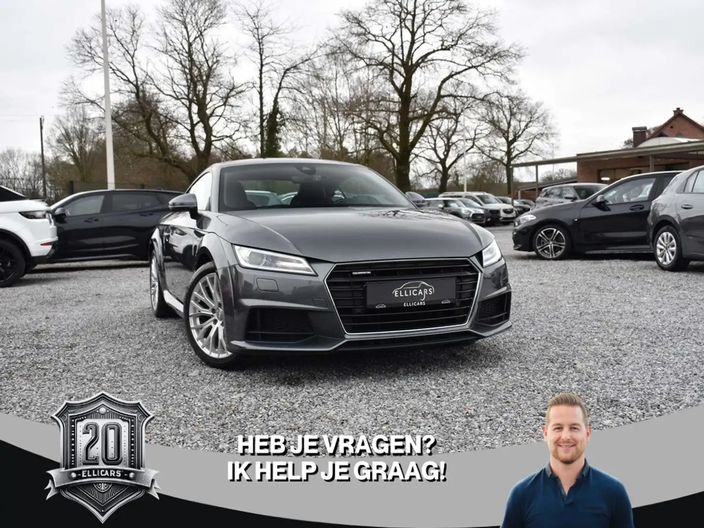 Audi TT COUPE / 2.0 TFSI / QUATTRO / S LINE / GPS / XENON Gri - 1