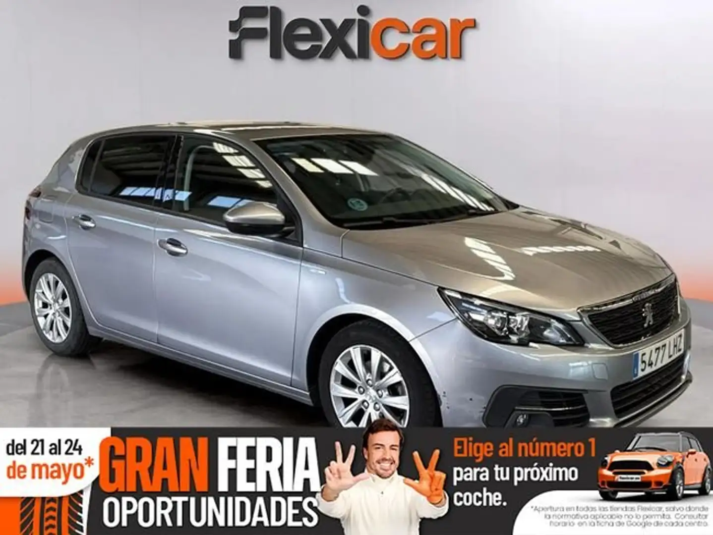 Peugeot 308 1.2 PureTech S&S Active Pack 130 Gris - 1