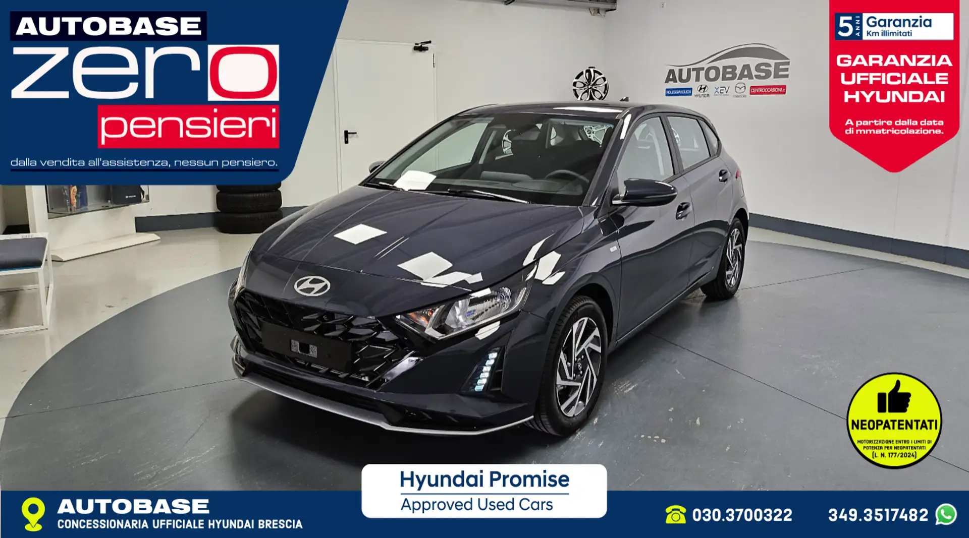 Hyundai i20 1.2 mpi Connectline 79cv mt Oro - 1