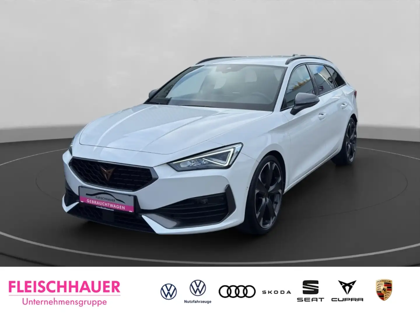 CUPRA Leon Sportstourer 2,0 TSIC AD Navi+LED+ACC+CarPlay+DCC Weiß - 1