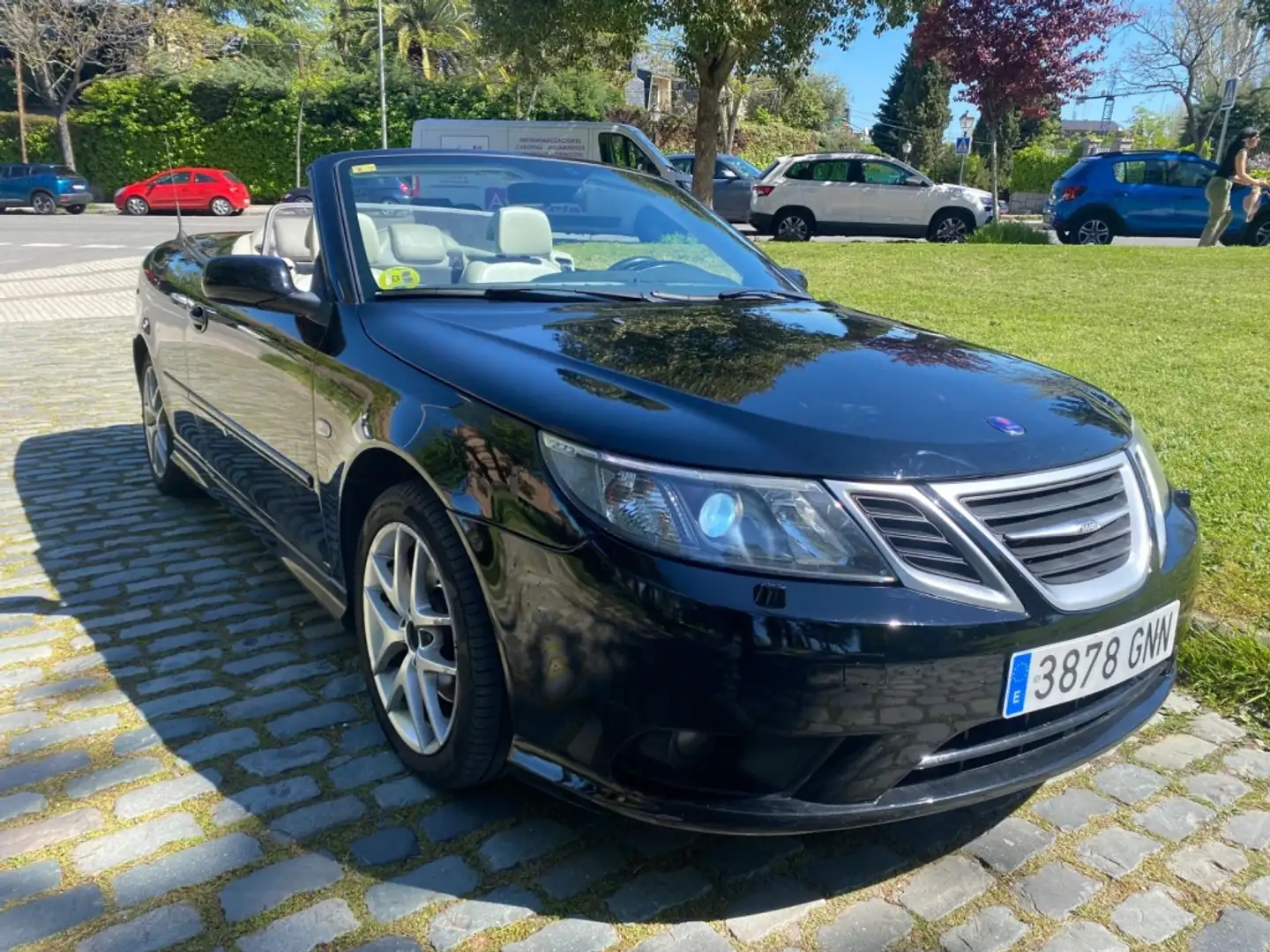 Saab 9-3 Cabrio 1.9TiD Vector A6 Negro - 1