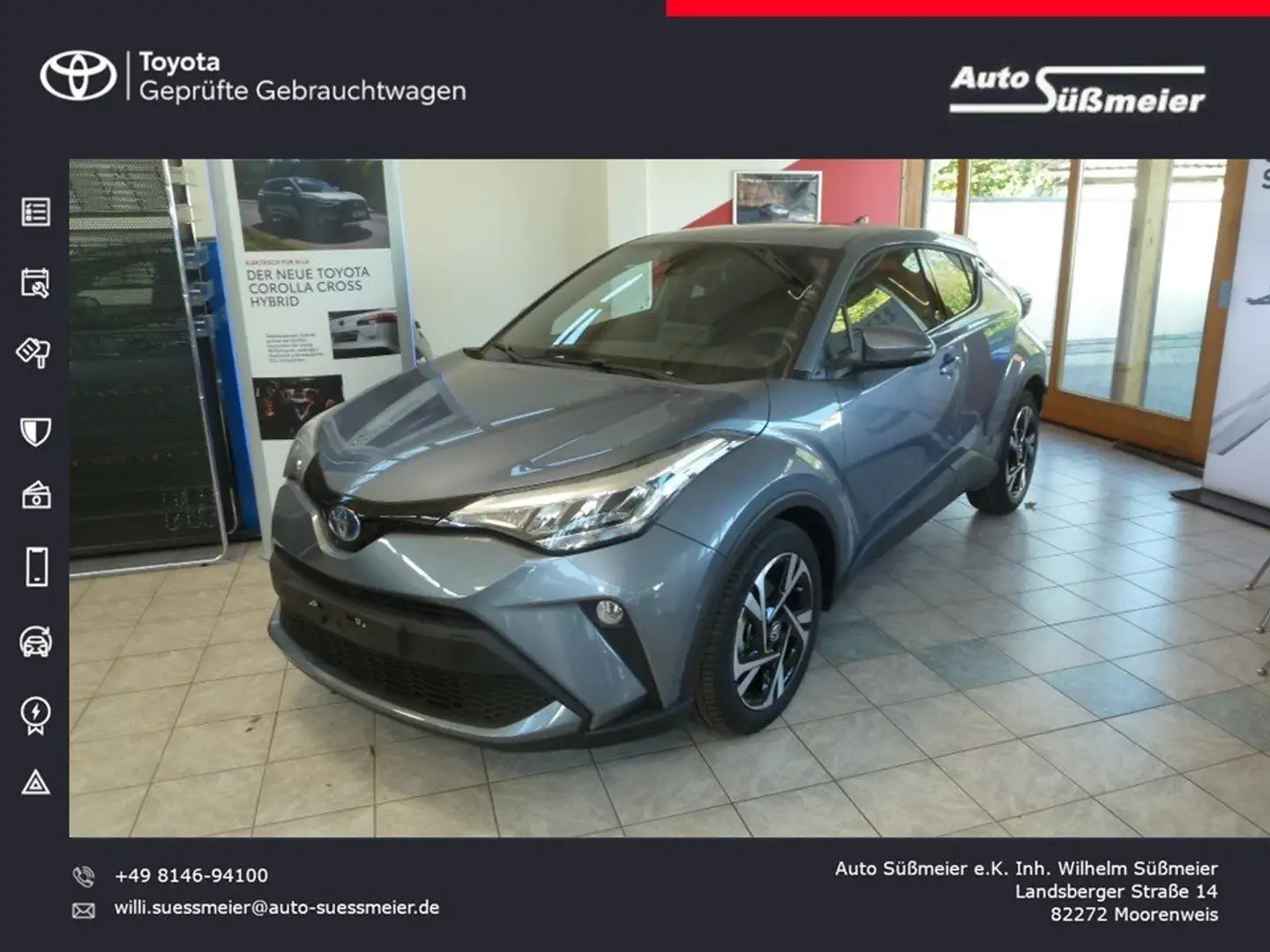 Toyota C-HR 2.0-l-VVTi Hybrid Team D *Navi*8-fach bereift* Blau - 1